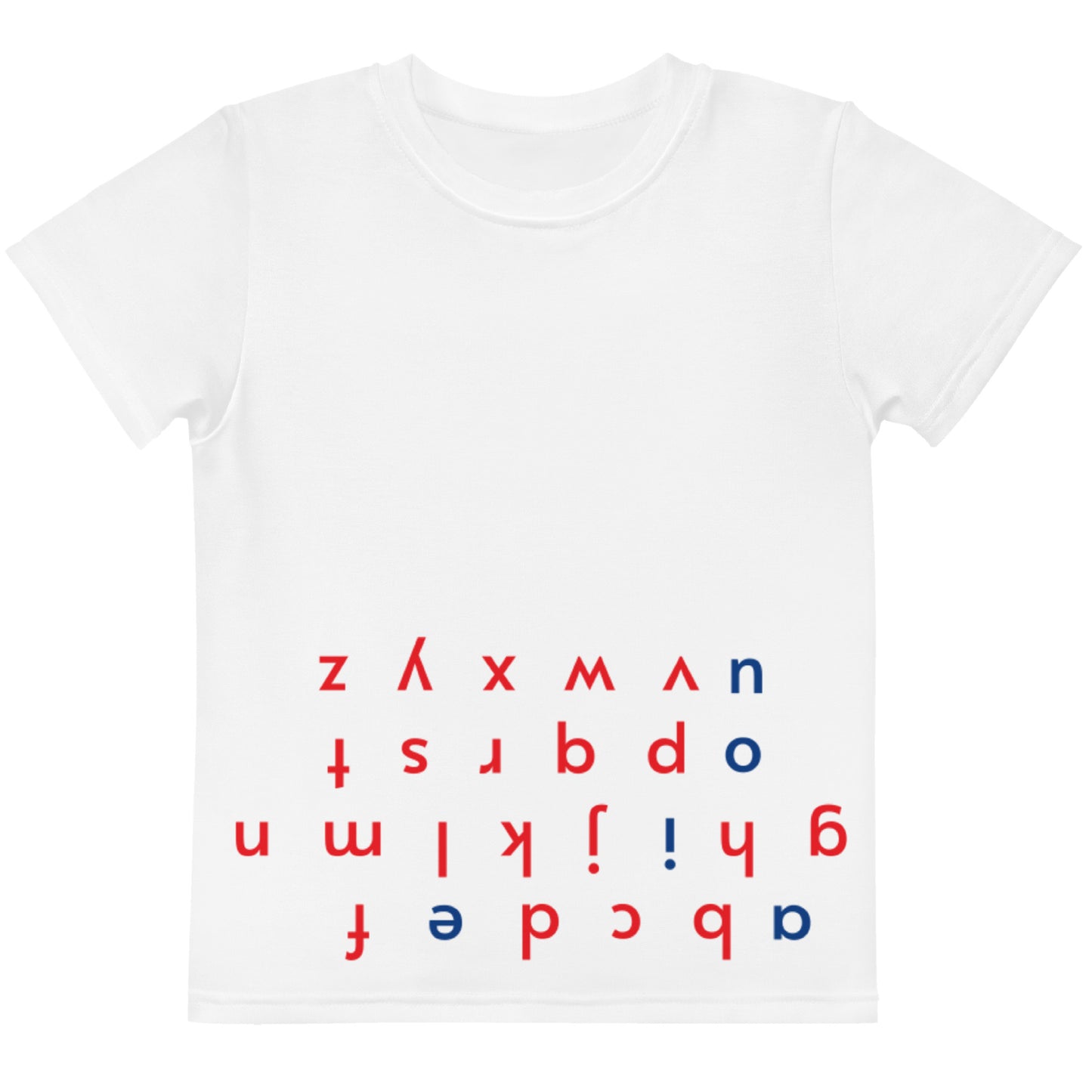 Montessori Inspired Print Moveable Alphabet T-Shirt