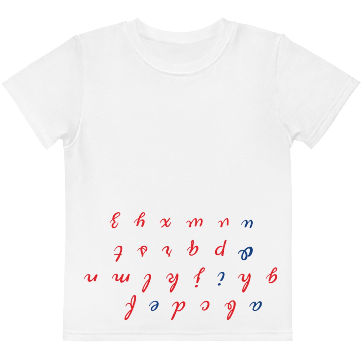 Montessori Inspired Script Moveable Alphabet T-Shirt